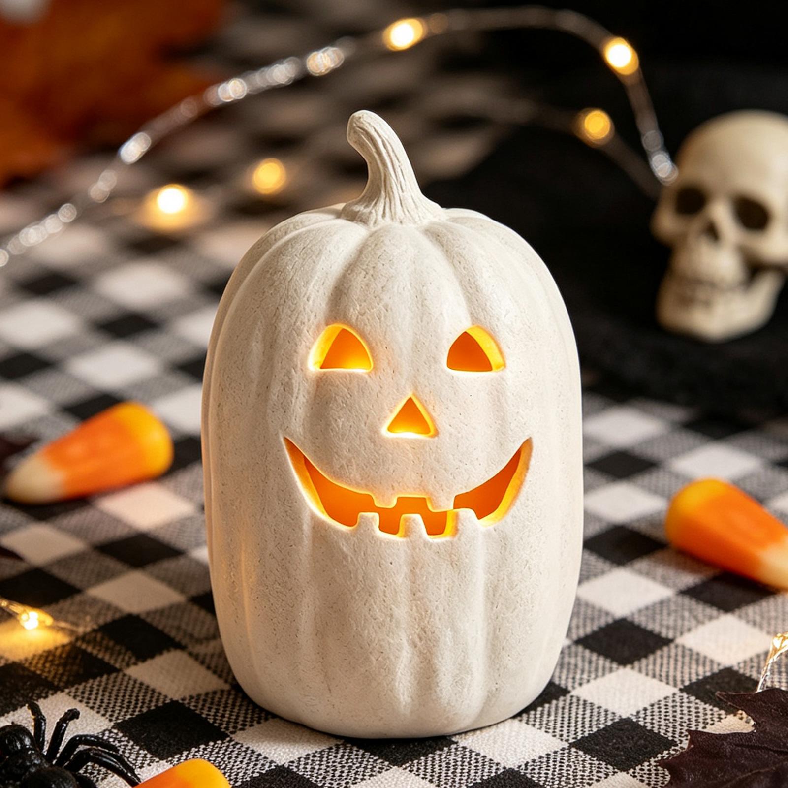 Home Decor Resin - Halloween Pumpkins Crafts Resin Pumpkin Handmade