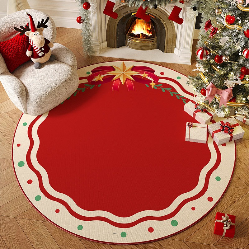 Home Decor Game Online - Round Living Room Carpet Anti-slip Stain-resistant