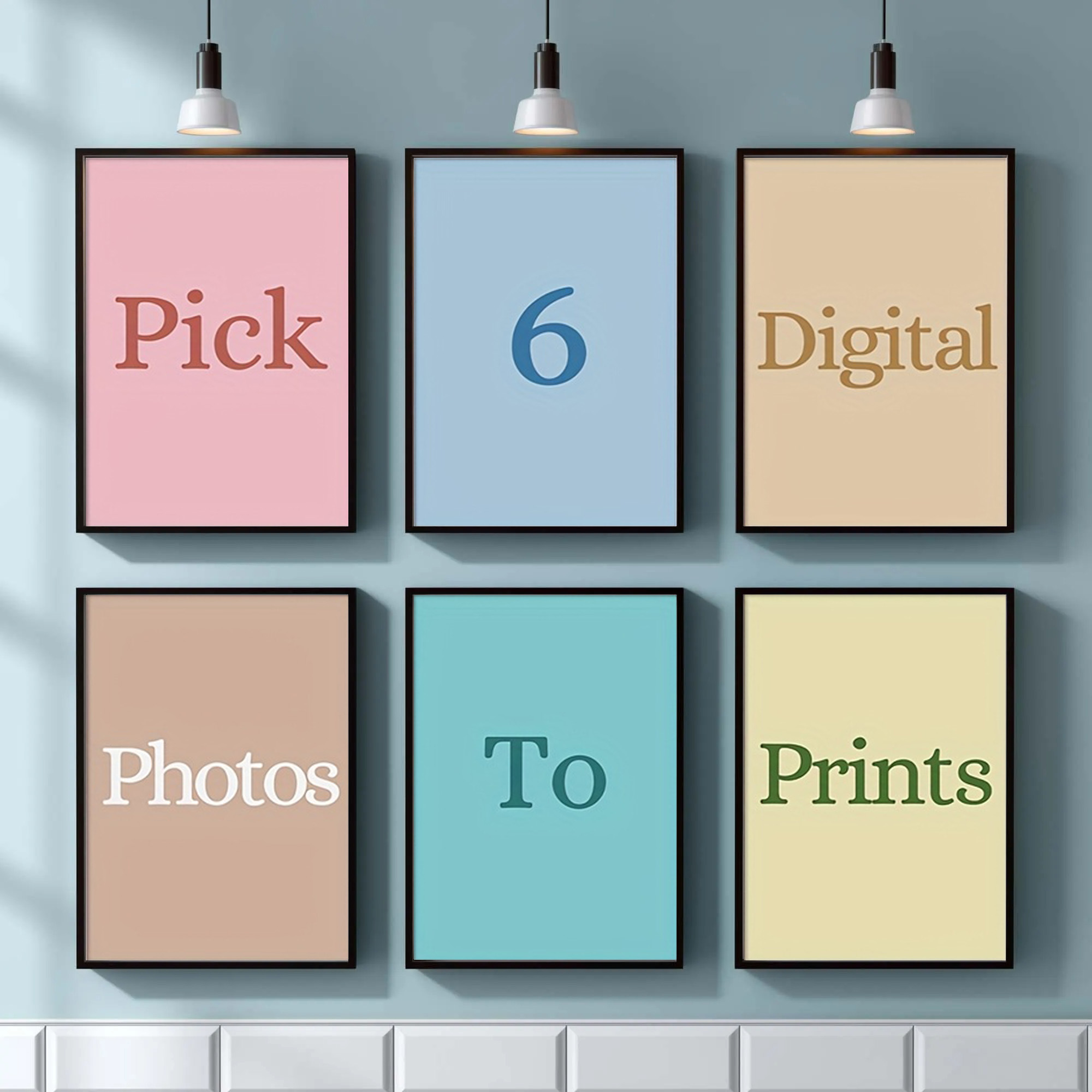 Home Decor Aesthetic Pinterest - 4/5/6pcs Custom Canvas Printing Personalized Photo