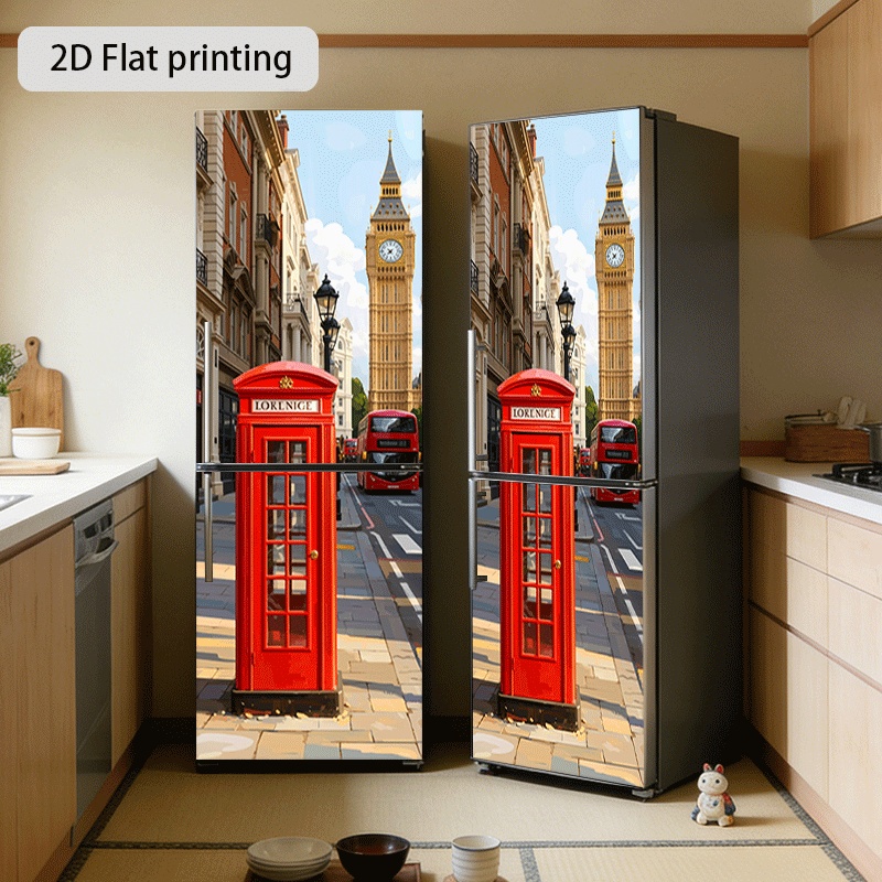 Home Decor London - [23.62×70.87 inch] London Street Scenery Theme