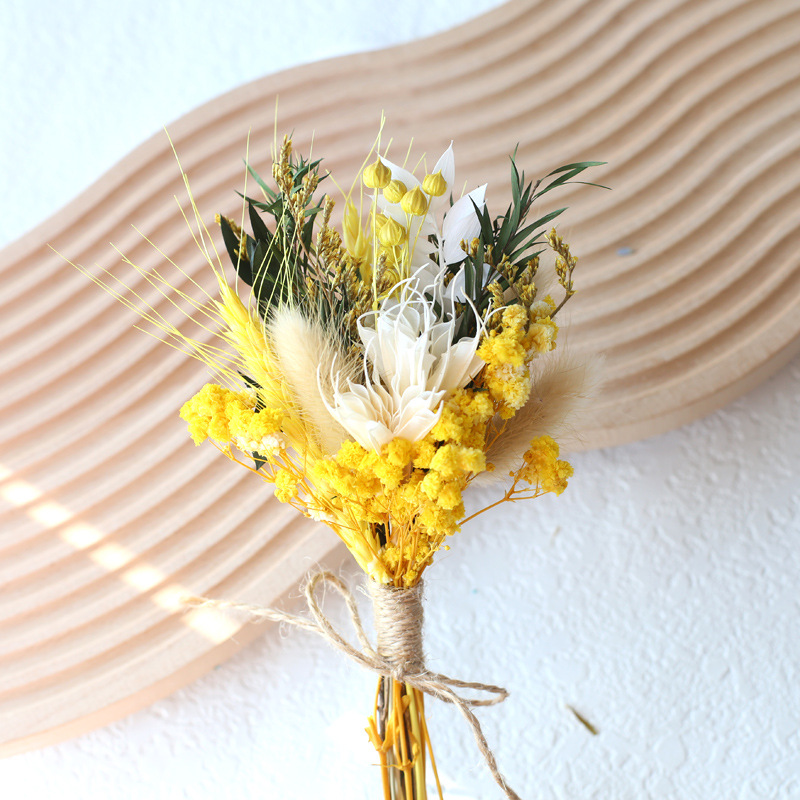 Dried Flower Bouquet - 20CM Natural Dried Flower Bouquet, Preserved