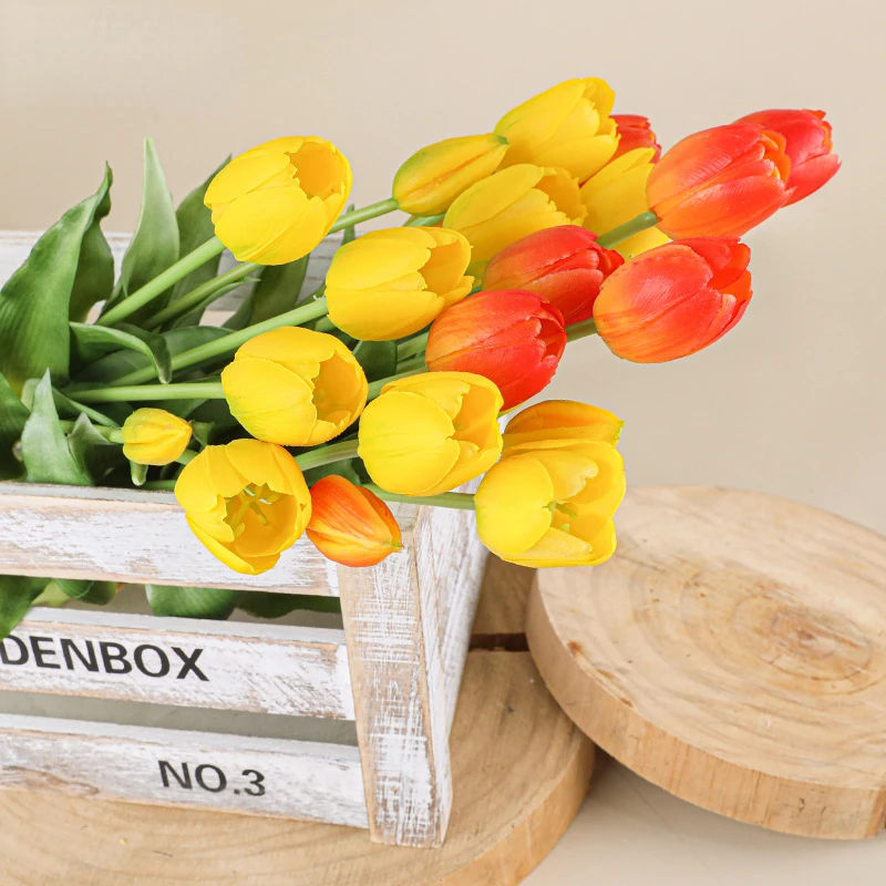 5 Head Artificial Tulips Weddi - đánh giá và giá Home Decor Tulip
