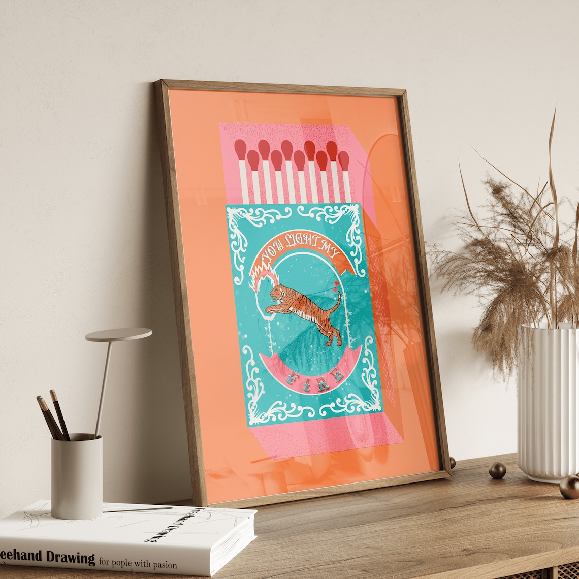 You Light My Fire Orange Match - đánh giá và giá Home Decor Orange