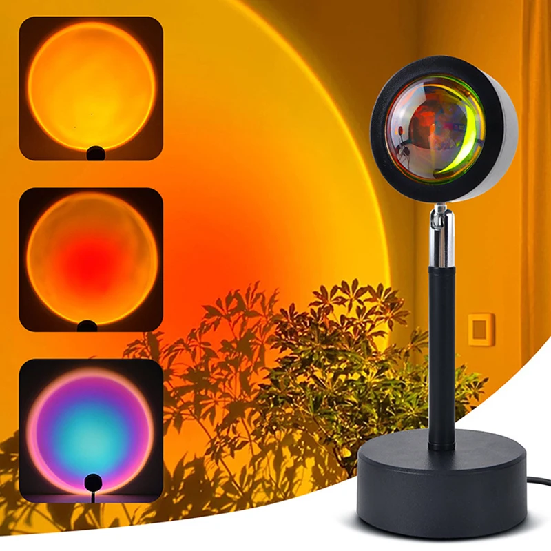 Smart LED Sunset Lamp Colorful - đánh giá và giá Home Decor Free App