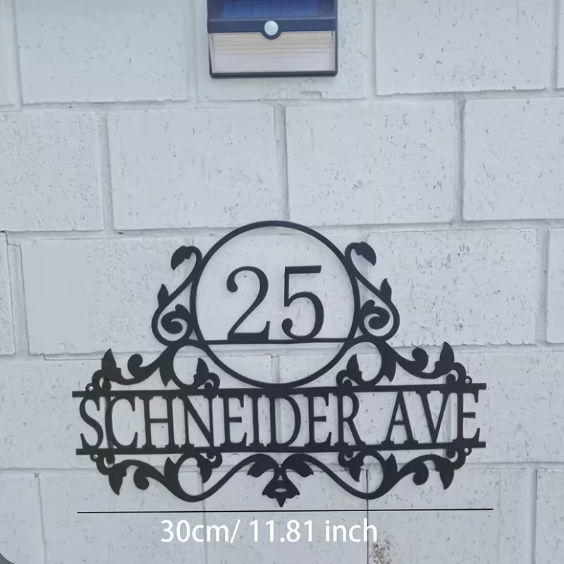 Custom Metal House Number & St - đánh giá và giá Home Decor Outdoor