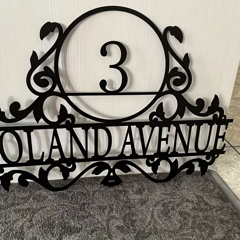 Custom Metal House Number & St - đánh giá và giá Home Decor Outdoor