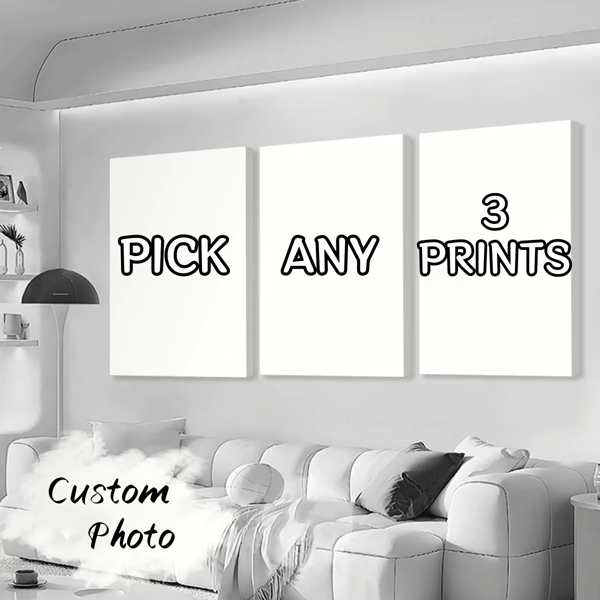 3/4/5pcs Custom Canvas Printin - đánh giá và giá Home Decor Aesthetic Pinterest