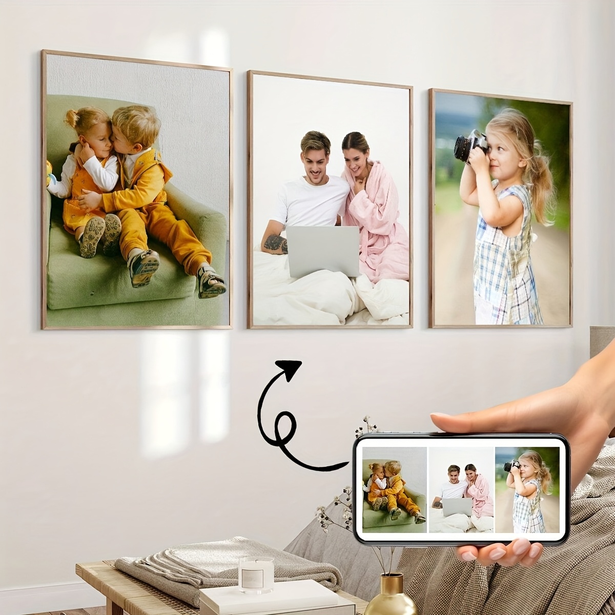 3/4/5pcs Custom Canvas Printin - đánh giá và giá Home Decor Aesthetic Pinterest