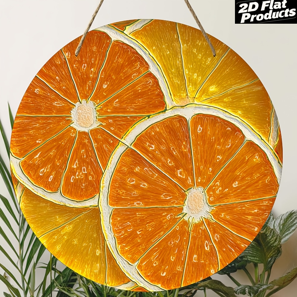 Modern Orange Aluminum Wall Ar - đánh giá và giá Home Decor Orange