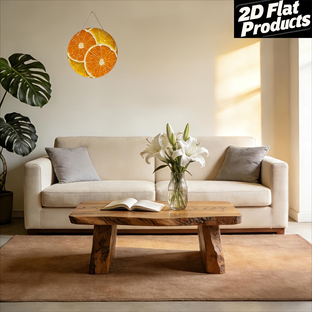 Modern Orange Aluminum Wall Ar - đánh giá và giá Home Decor Orange