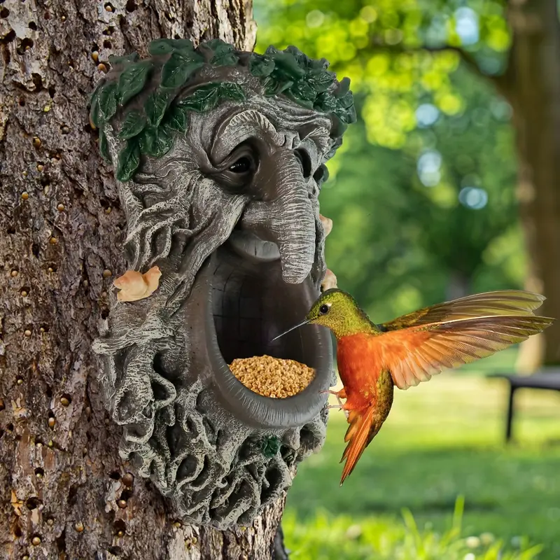 Outdoor Garden Yard Tree Face  - đánh giá và giá Home Decor Outdoor