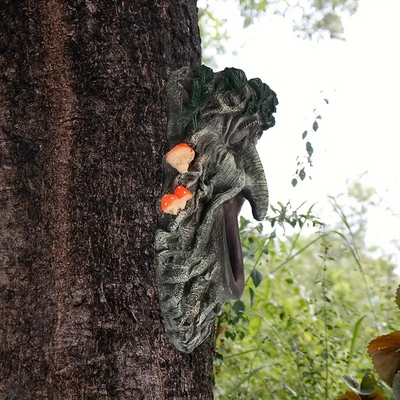 Outdoor Garden Yard Tree Face  - đánh giá và giá Home Decor Outdoor