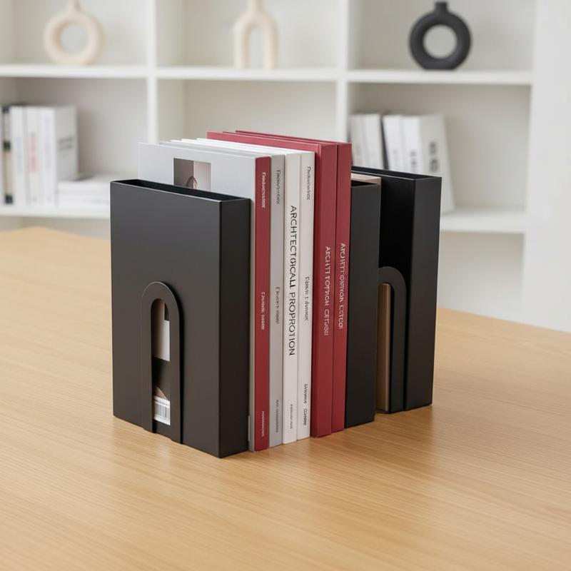 1 Pair L-shaped Iron Bookends  - đánh giá và giá Aesthetic Bookend