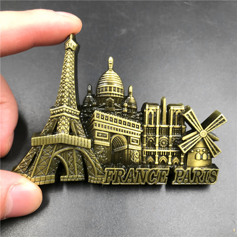 France Paris Metal 3D Cute Mag - đánh giá và giá Home Decor London