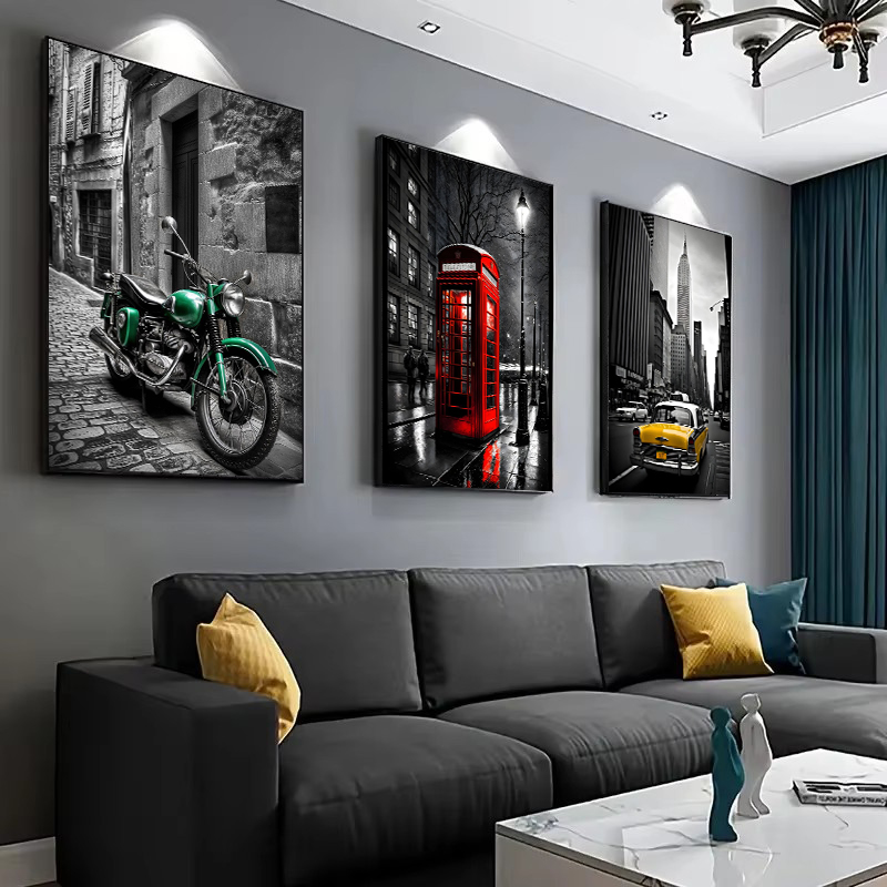 Modern Black and White Buildin - đánh giá và giá Home Decor London