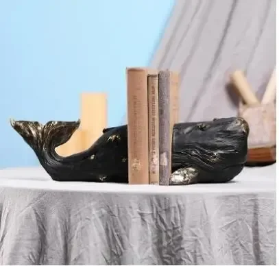 Gold Plated Whale Bookends Lib - đánh giá và giá Aesthetic Bookend