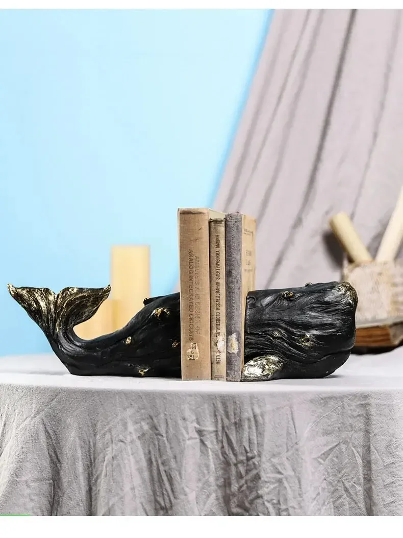 Gold Plated Whale Bookends Lib - đánh giá và giá Aesthetic Bookend