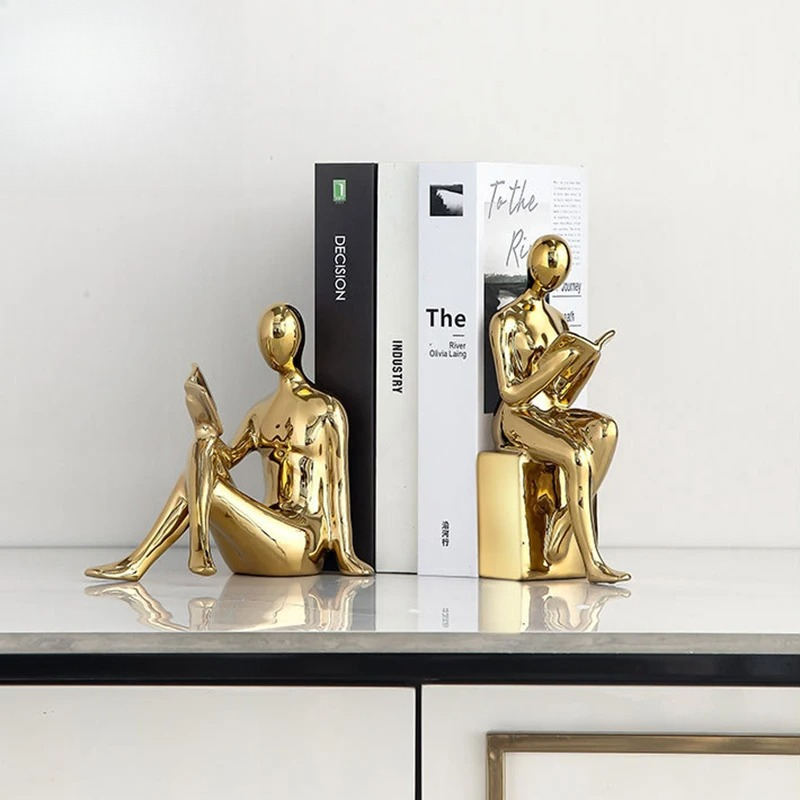 Reader Character Ceramic Statu - đánh giá và giá Aesthetic Bookend