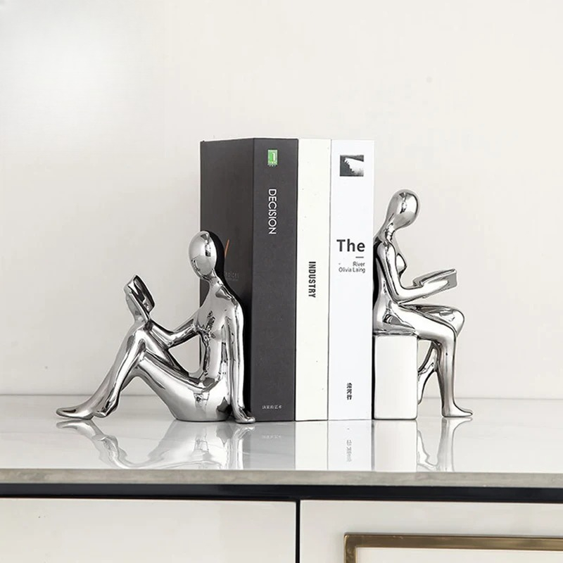 Reader Character Ceramic Statu - đánh giá và giá Aesthetic Bookend