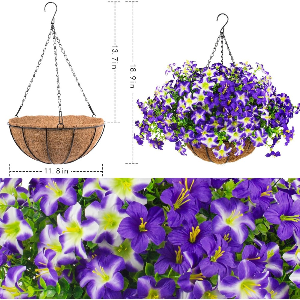 Silky Purple Petunias with Han - đánh giá và giá Home Decor Tulip