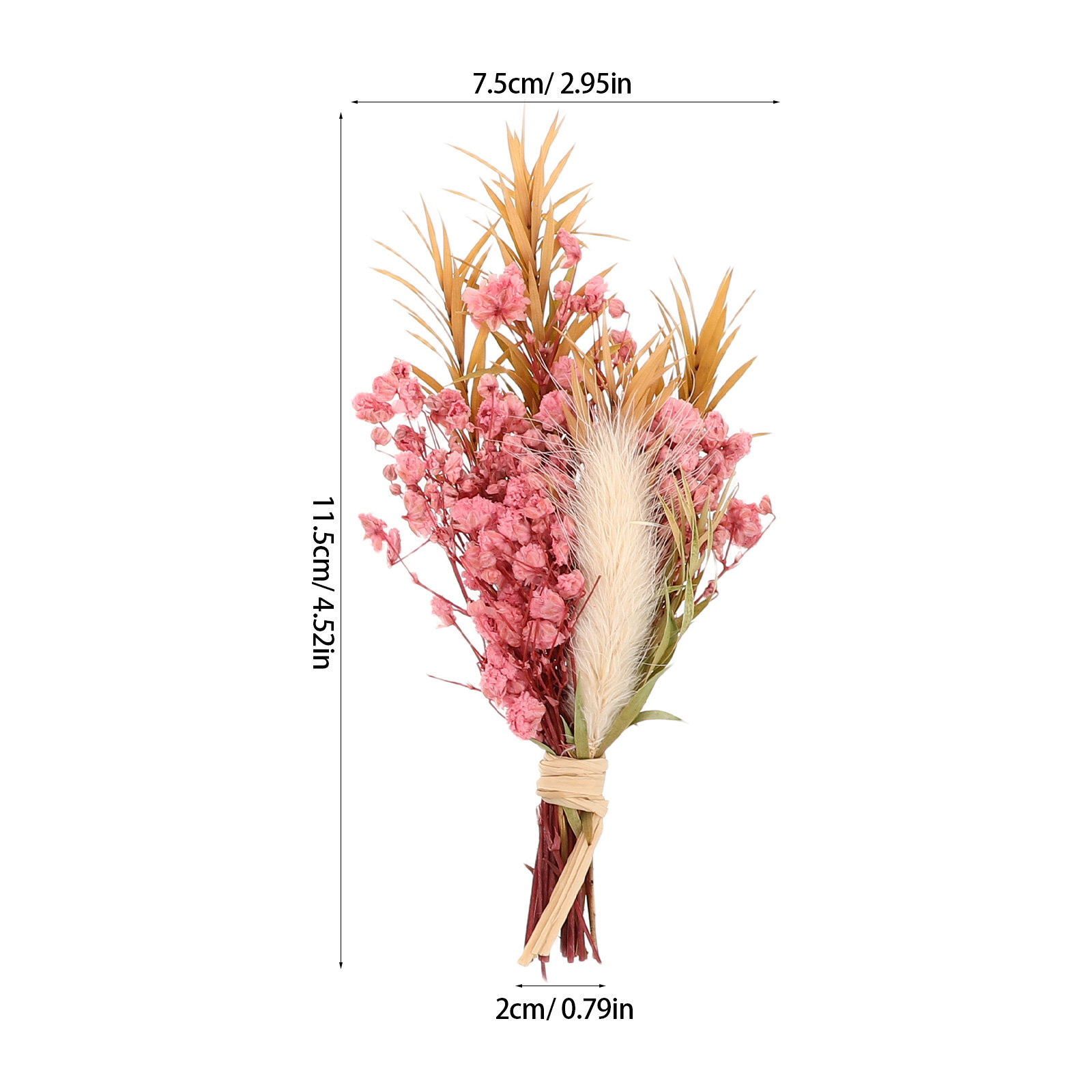 3Pcs Mini Dried Floral Bouquet - đánh giá và giá Dried Flower Bouquet