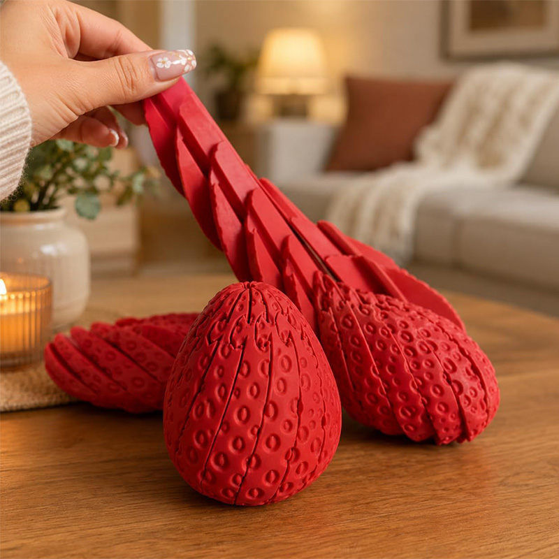 Twisted Strawberry Egg 3d Prin - đánh giá và giá Home Decor Modern Organic