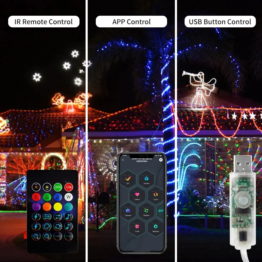 5M/10M/20M RGBIC LED Smart Fai - đánh giá và giá Home Decor Free App
