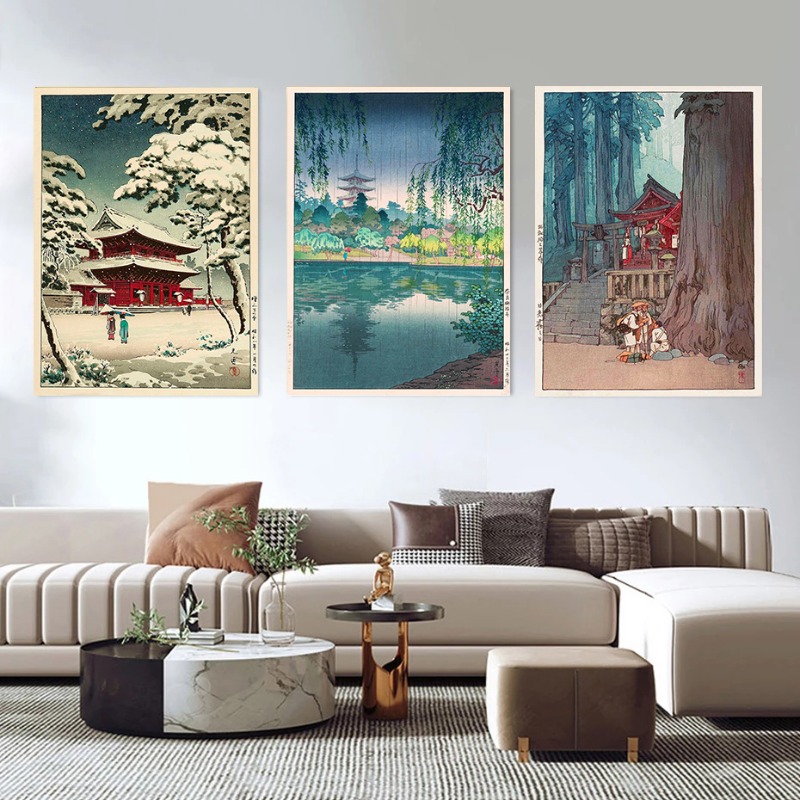 Retro Ukiyo-e Traditional Japa - đánh giá và giá Home Decor Tokyo