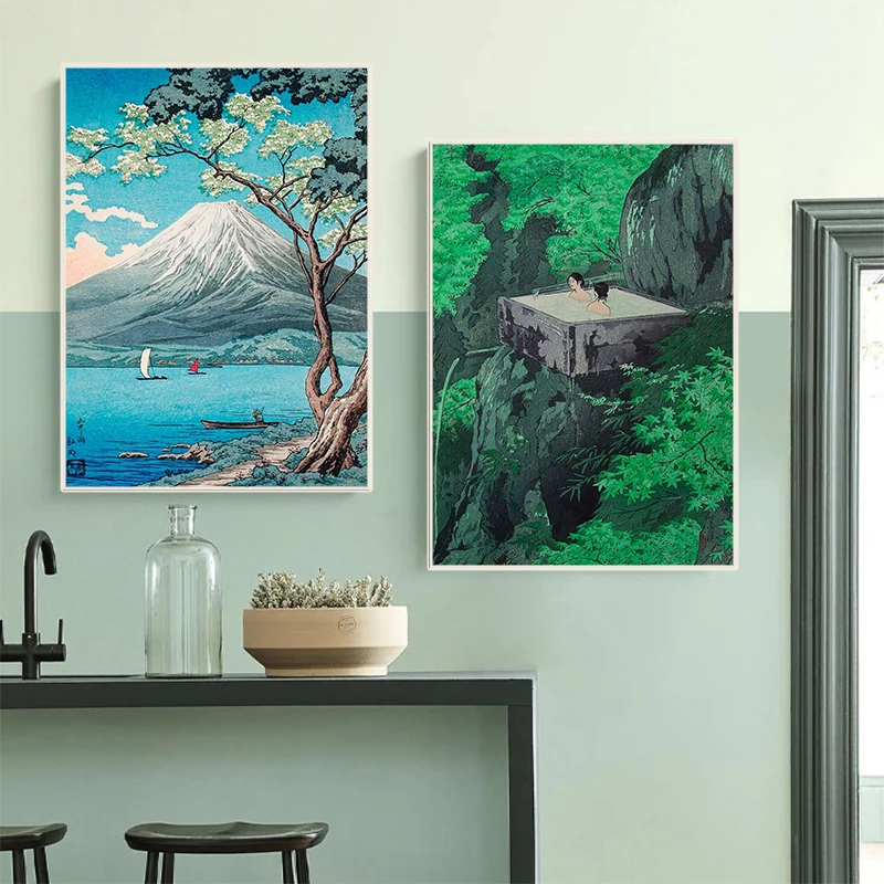 Retro Ukiyo-e Traditional Japa - đánh giá và giá Home Decor Tokyo