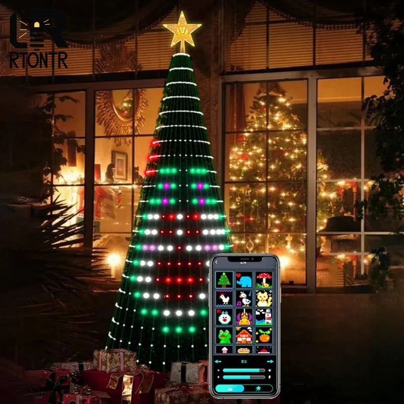 Christmas Star Tree Lights RGB - đánh giá và giá Home Decor Free App
