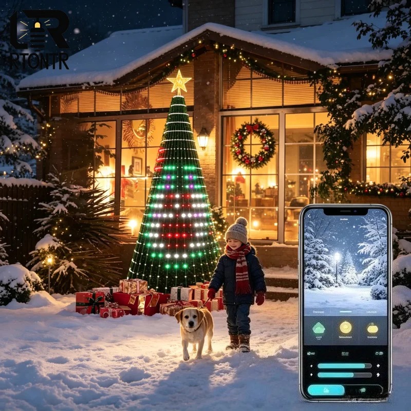 Christmas Star Tree Lights RGB - đánh giá và giá Home Decor Free App