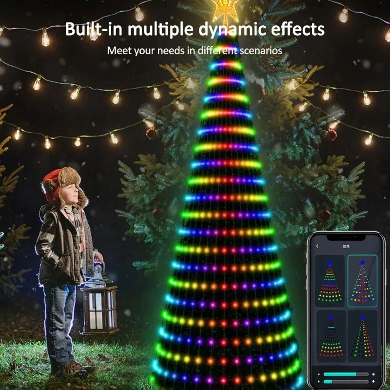 Christmas Star Tree Lights RGB - đánh giá và giá Home Decor Free App