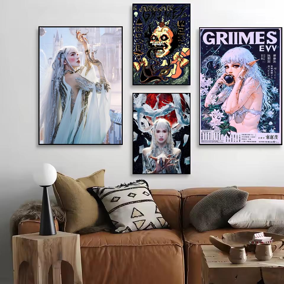 Pop Singer G_Grimes Magazine P - đánh giá và giá Home Decor Magazine