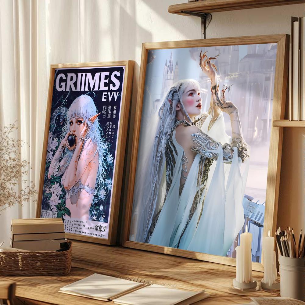 Pop Singer G_Grimes Magazine P - đánh giá và giá Home Decor Magazine