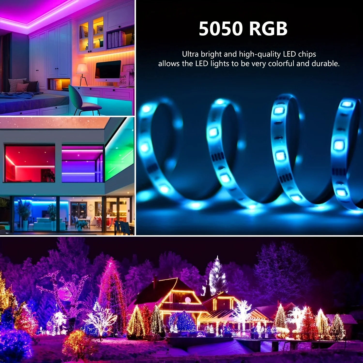 10M 20M 30M RGB LED Lights Str - đánh giá và giá Home Decor Free App