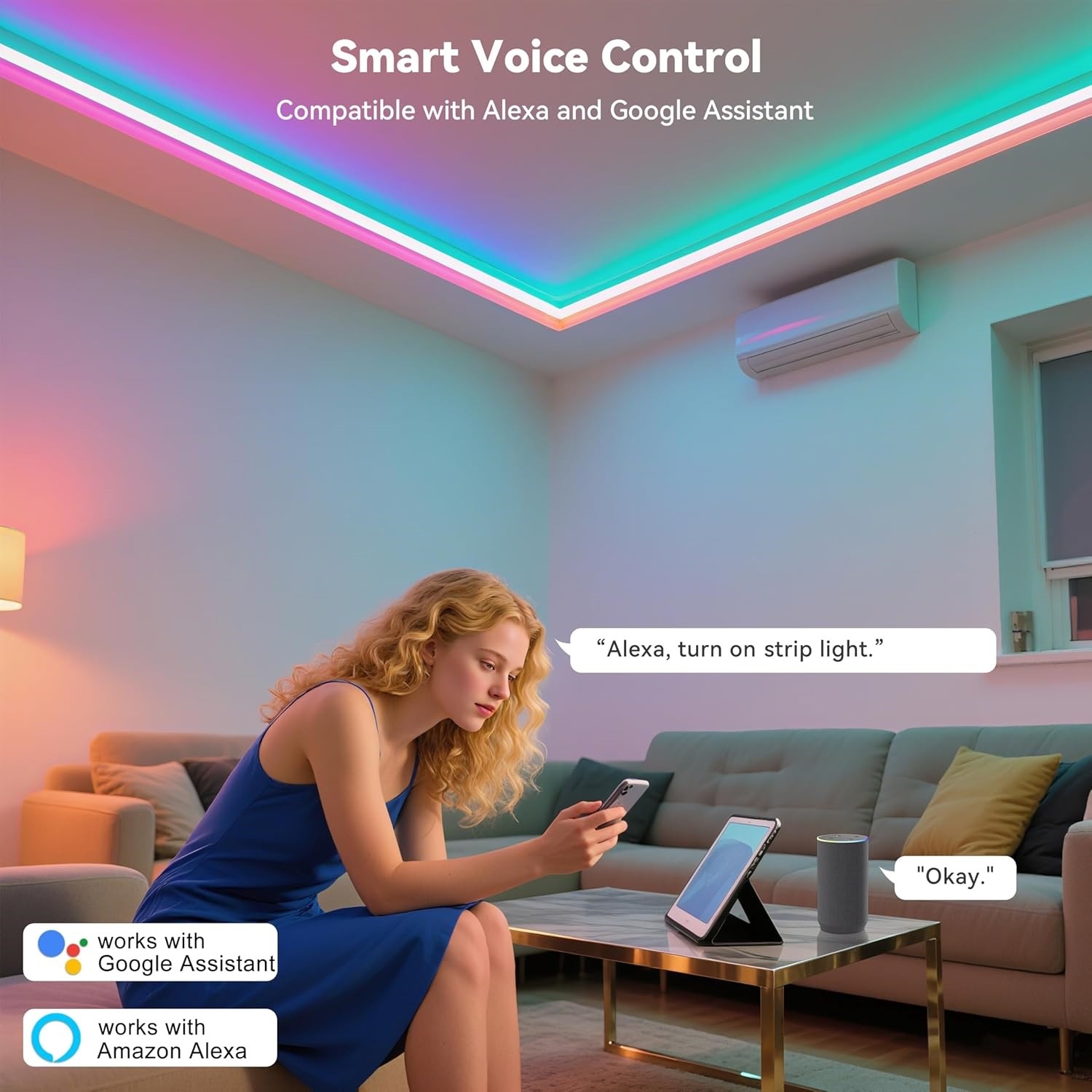 10M 20M 30M RGB LED Lights Str - đánh giá và giá Home Decor Free App