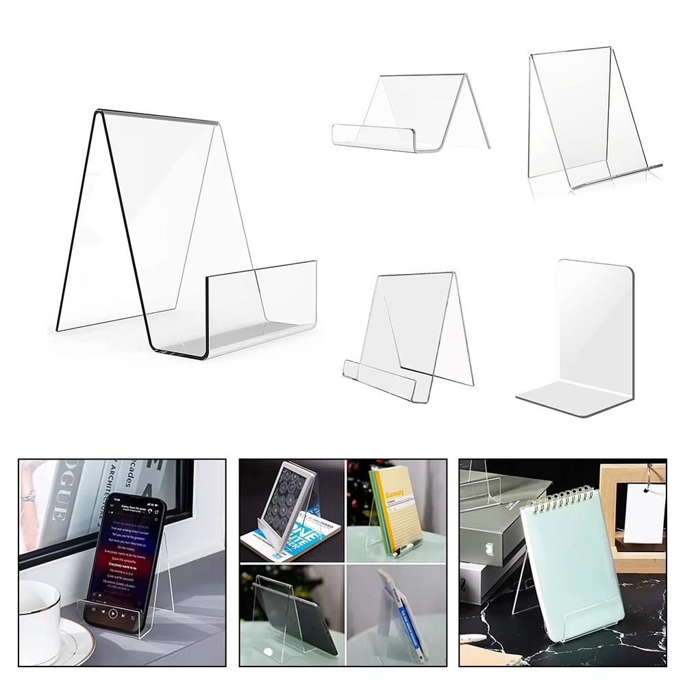 Minimalist Acrylic Book Holder - đánh giá và giá Aesthetic Bookend