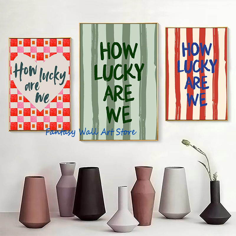 How Lucky Are We Trendy Quotes - đánh giá và giá Home Decor How To