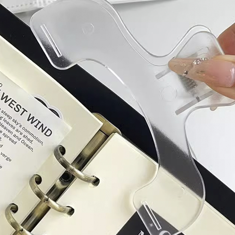 1PC Transparent Plastic Book H - đánh giá và giá Aesthetic Bookend