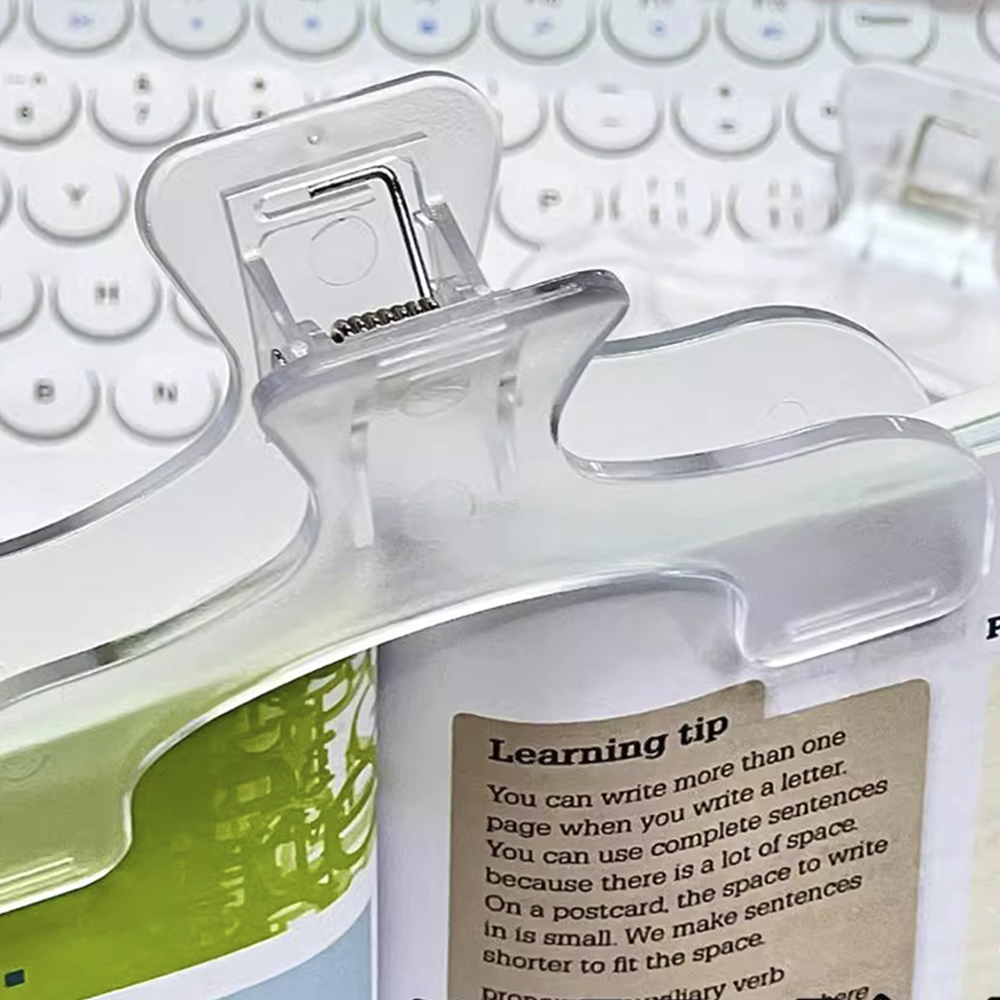 1PC Transparent Plastic Book H - đánh giá và giá Aesthetic Bookend
