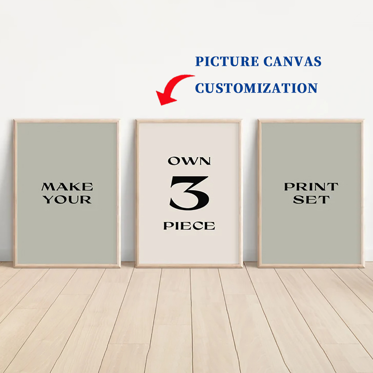 3pcs unframe custom canvas pos - đánh giá và giá Home Decor Aesthetic Pinterest