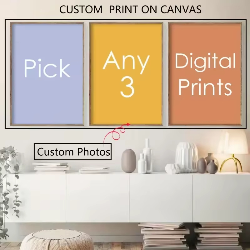 3pcs unframe custom canvas pos - đánh giá và giá Home Decor Aesthetic Pinterest