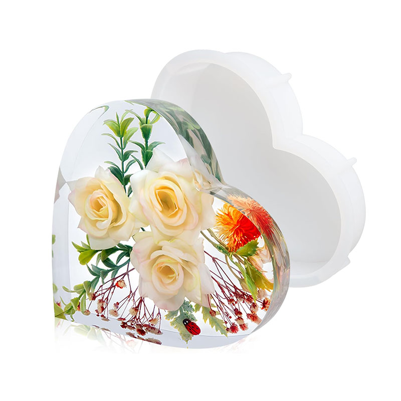 Large Heart Epoxy Resin Mold F - đánh giá và giá Dried Flower Bouquet