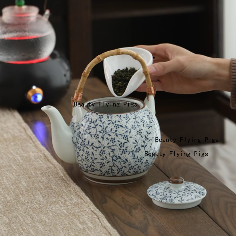 1100ml ceramic teapot Ceramic  - đánh giá và giá Home Decor Modern Organic