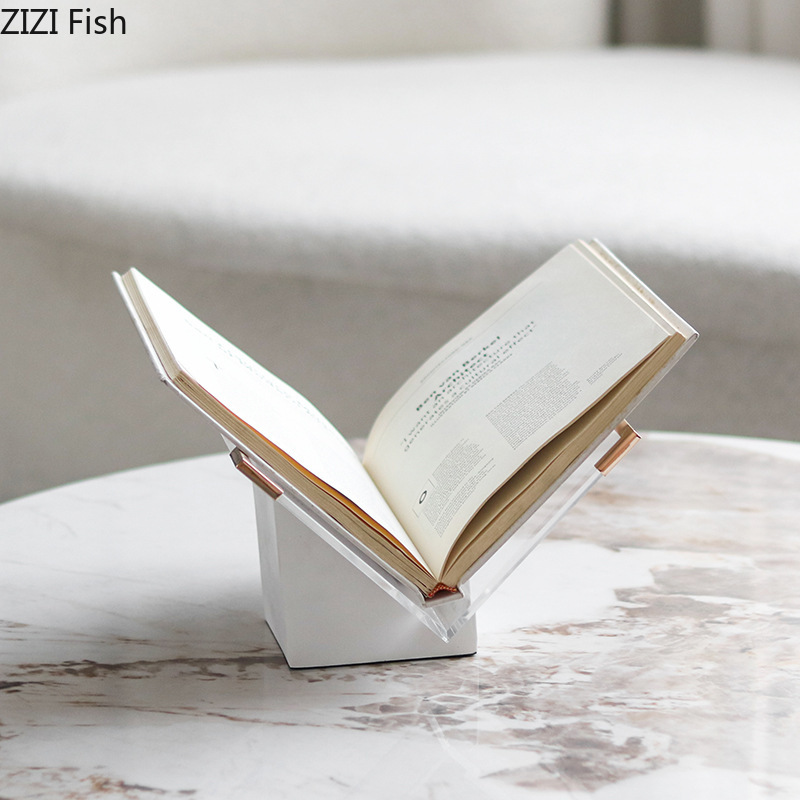 Marble Acrylic Magazine Rack D - đánh giá và giá Aesthetic Bookend