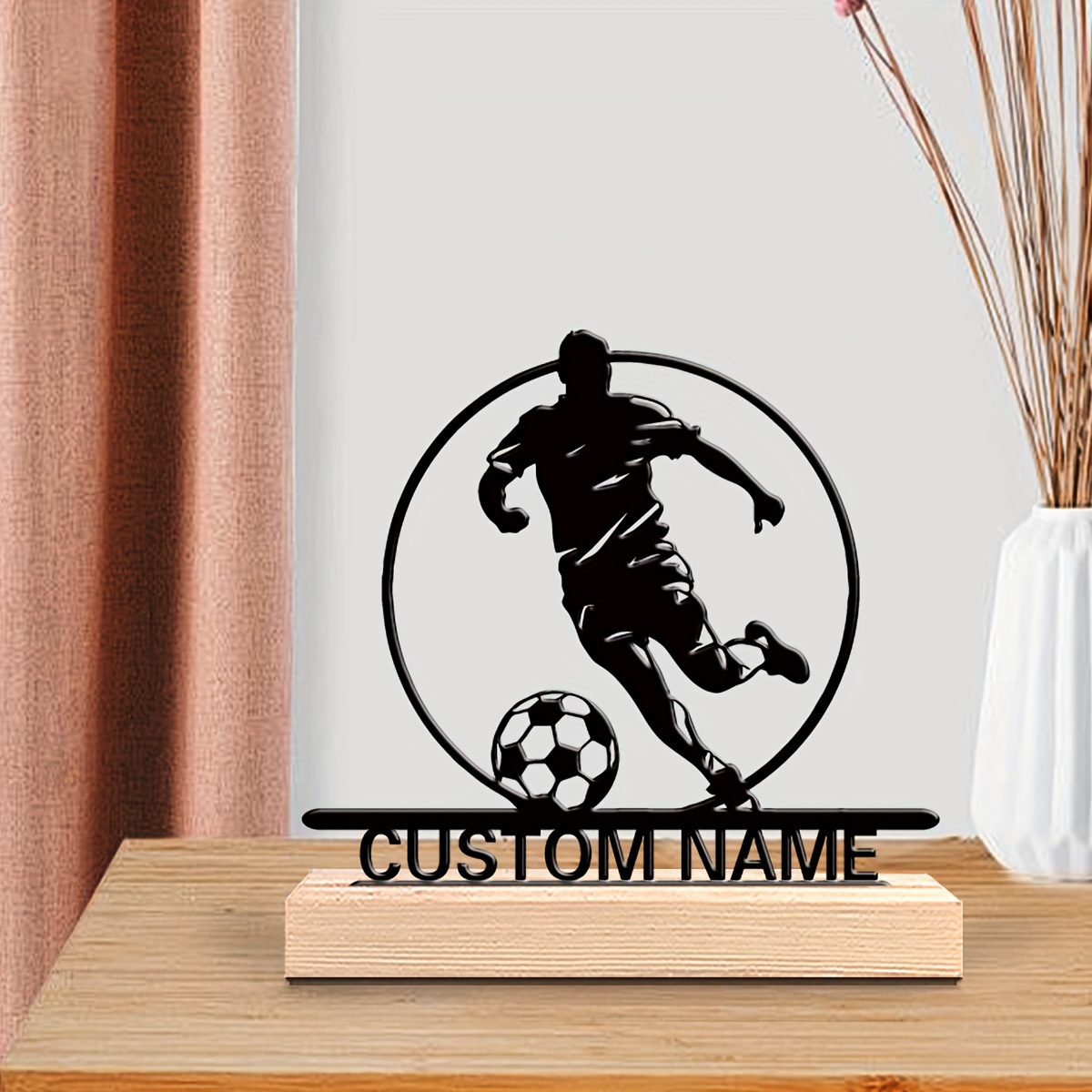 Custom Soccer Player Metal Sta - đánh giá và giá Home Decor Inspo