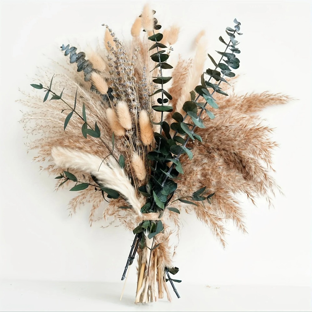 80Pieces Natural Dried Flowers - đánh giá và giá Dried Flower Bouquet