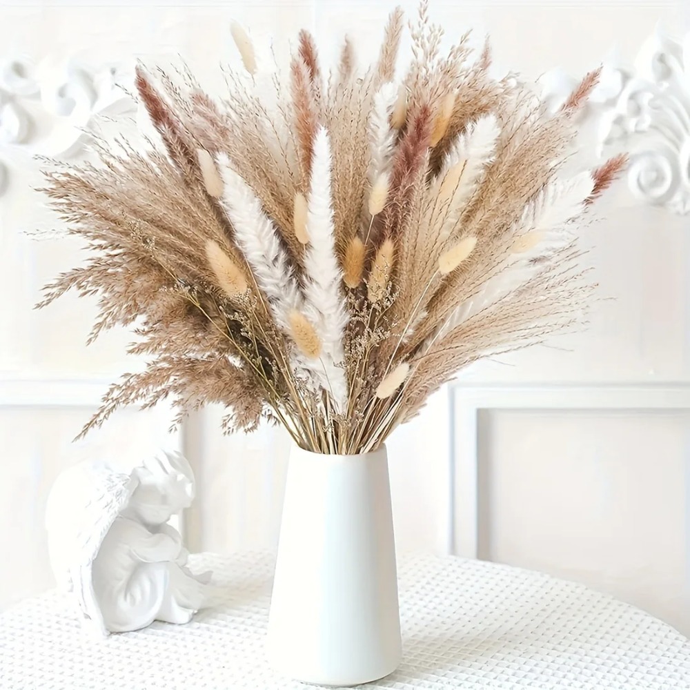 80Pieces Natural Dried Flowers - đánh giá và giá Dried Flower Bouquet