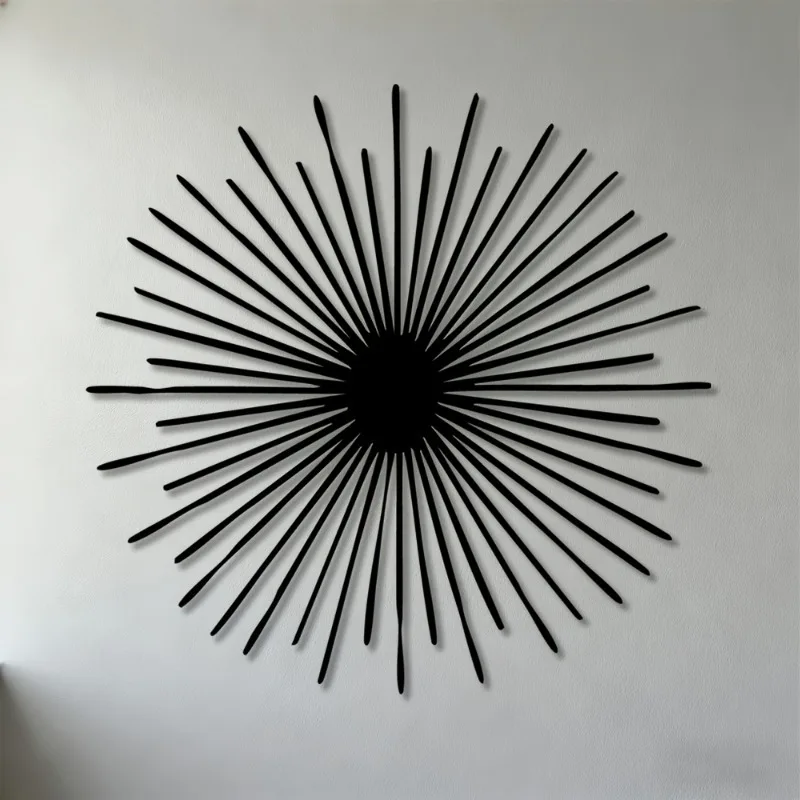 Modern 2D Flat Sunburst Metal  - đánh giá và giá Home Decor Aesthetic Pinterest