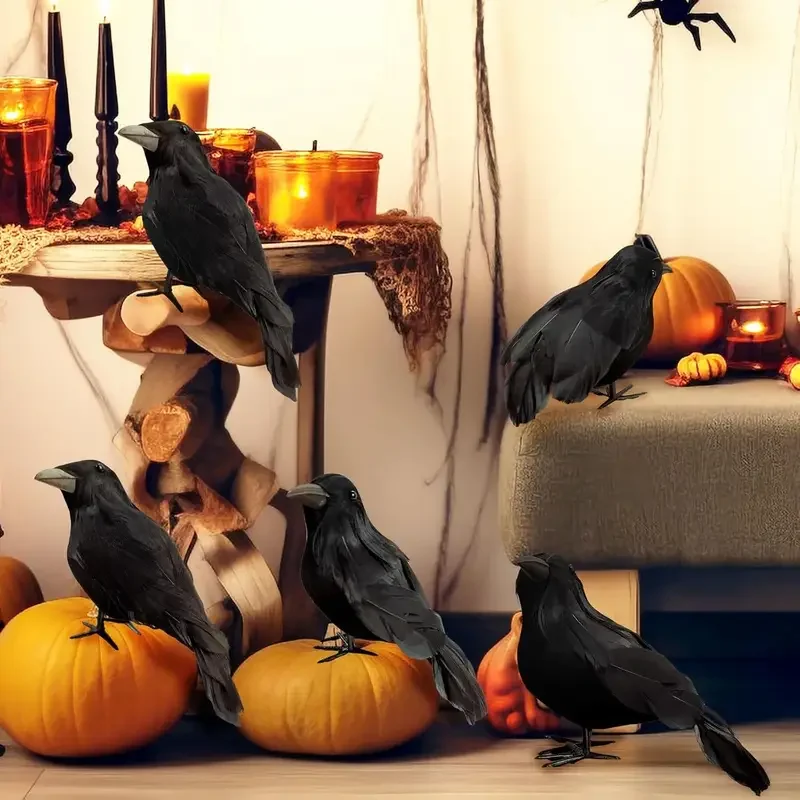 1PC Black Crow Halloween Decor - đánh giá và giá Home Decor Inspo